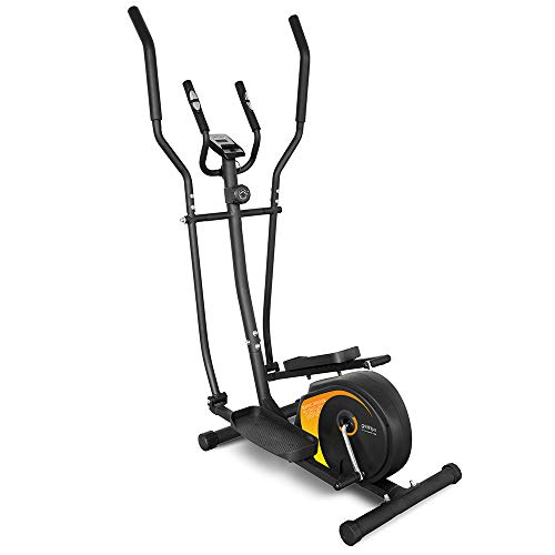 gridinlux. Trainer ELIPTIC 1500. Bicicleta Elíptica para casa Multifuncional. Doble Manillar Ergonómico, Pulsómetro, Pantalla LCD, Freno Magnético,...