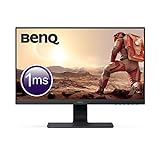BenQ GL2580H - Monitor Gaming de 24.5' FullHD (1920x1080, 1ms, 60Hz, HDMI, DVI-D, VGA, Eye-care, Flicker-free, Low Blue Light, antireflejo) - Color Negro