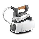 Polti Vaporella 505 Pro, Plancha de Vapor con Caldera y Tapón de Seguridad, Presión Máxima 3,5 Bar, Depósito 0,9 L, Mango de Corcho Transpirable, Blanco y...