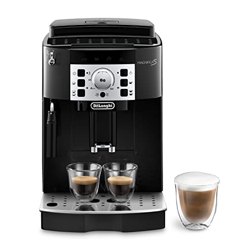 De'Longhi Magnifica S - Cafetera Superautomática con 15 Bares de Presión, Cafetera para Espresso y Cappuccino, 13 Programas Ajustables, Sistema de...