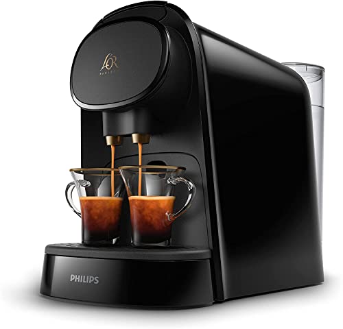 Philips L'Or Barista Original - Cafetera Espresso de Cápsulas, 19 Bares de Presión, Para cápsula Simple y Doble, Doble salida para 1 o 2 Tazas, Inlcuye kit...