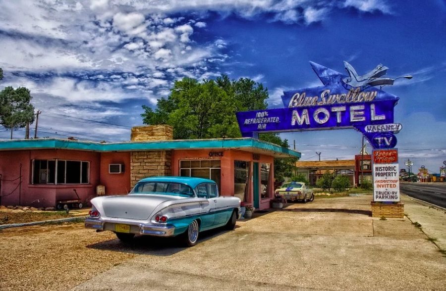 Motel típico de Estados Unidos