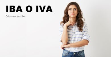 Persona dudando cómo se escribe iba o iva