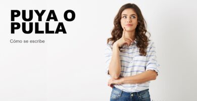Persona dudando cómo se escribe puya o pulla