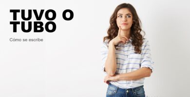 Persona dudando cómo se escribe tuvo o tubo